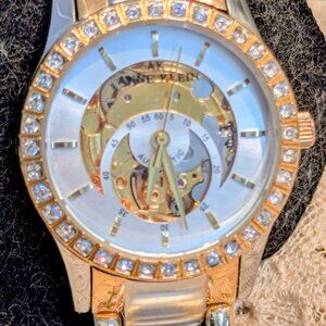 RARE ANNE KLEIN 'OPEN HEART' WRIST WATCH